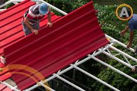 instalación lámina pintro para techo
