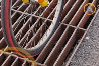 rejilla de seguridad para bicicletas