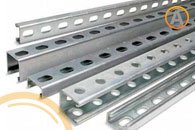 rieles galvanizados unicanal