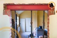 Detalle de una casa donde se usa la viga IPR